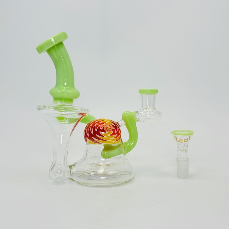 Aleaf - Recycler Wig Wag Waterpipe - 7 Inches - AL2089