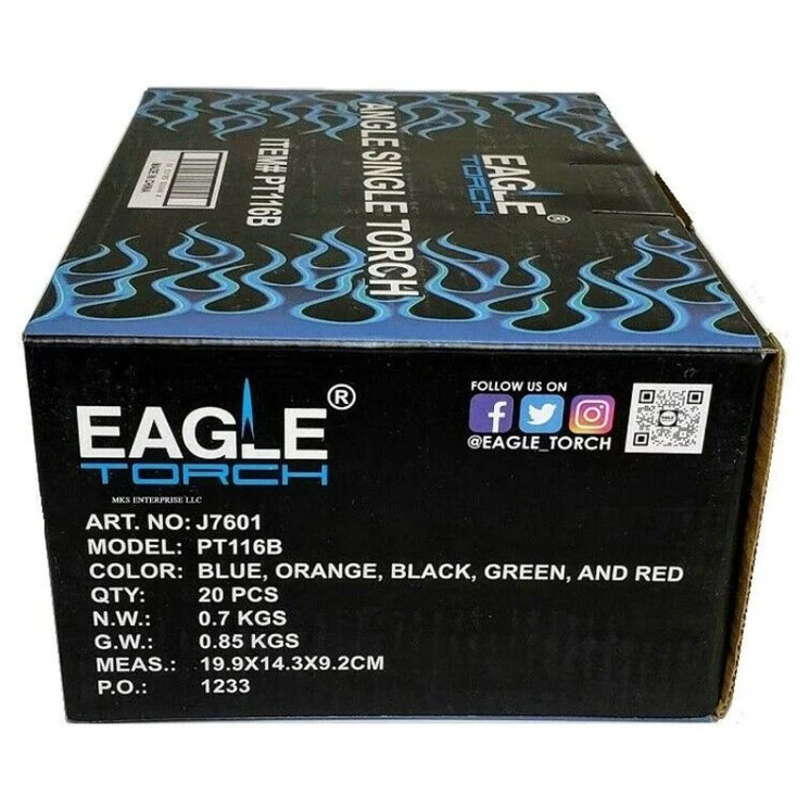 Eagle Torch - Mini Angle V2 Safe Stop - 20 Counts Per Box - PT116B