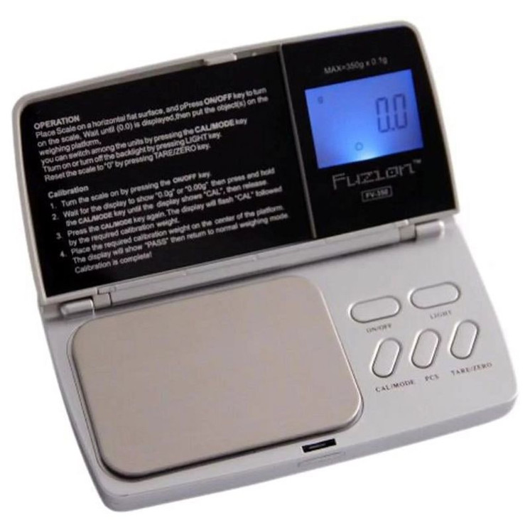Fuzion - Digital Pocket Scale - 650 Grams X 0.1 Gram - Black - FV-650