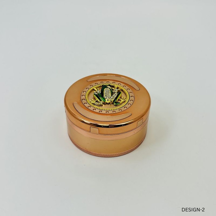 Metal Grinder With Top Design - 100mm - 4 Parts