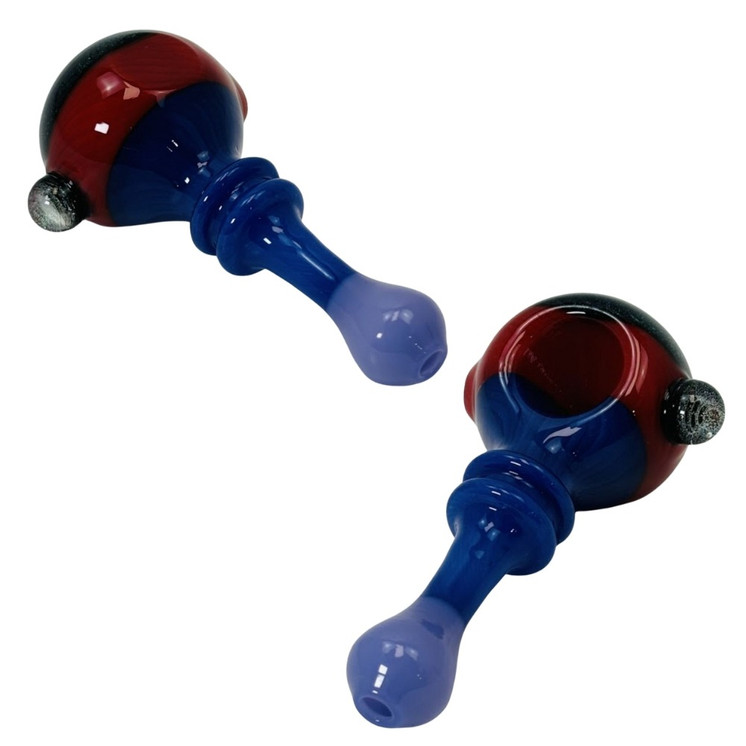 Spoon Dichro Glass Handpipe - 3.5 Inches 