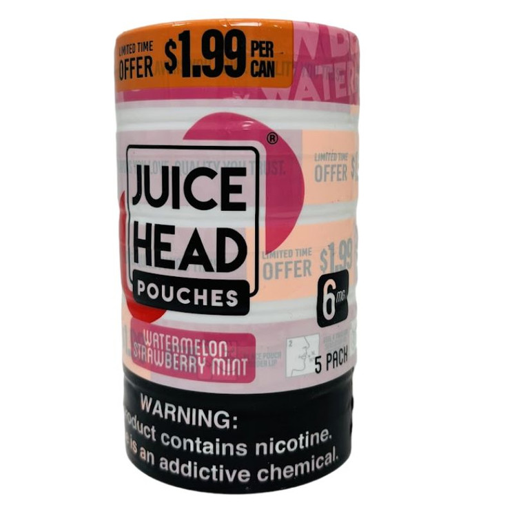 Juice Head Pouches - 5 Pieces Per Pack - $1.99 Per Can