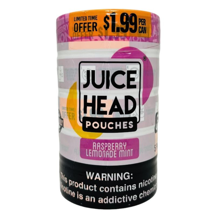 Juice Head Pouches - 5 Pieces Per Pack - $1.99 Per Can