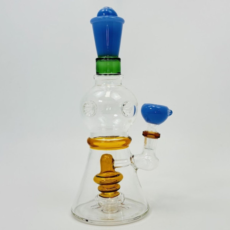 Waterpipe Beaker With UFO Perc - 10 Inches - RH-245 