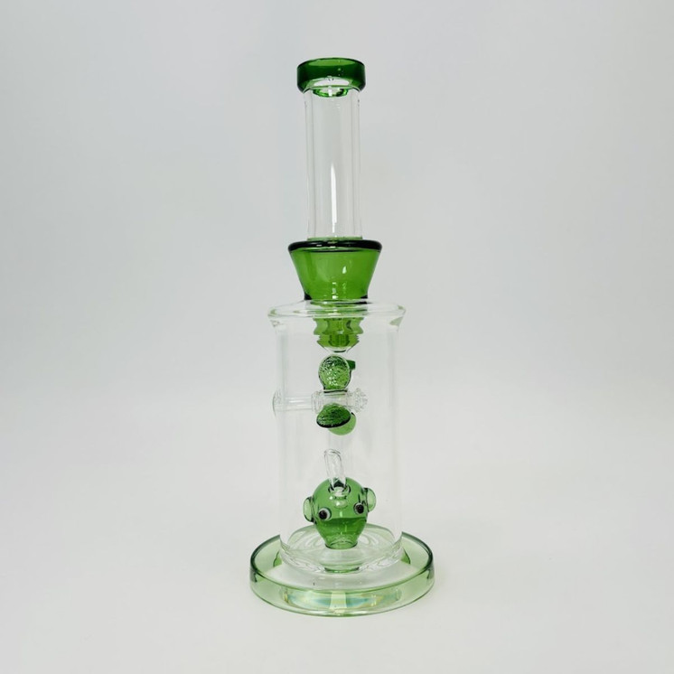 Elephant Waterpipe and Propeller Perc - 11 Inches - RH-226