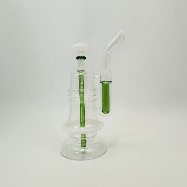 Waterpipe Bell With Inline and Ash Catcher Perc - 11.5 Inches - RH-246