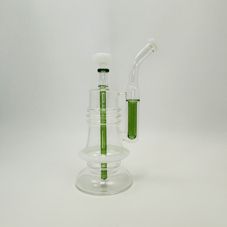 Waterpipe Bell With Inline and Ash Catcher Perc - 11.5 Inches - RH-246