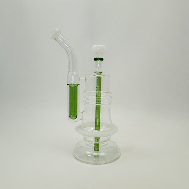 Waterpipe Bell With Inline and Ash Catcher Perc - 11.5 Inches - RH-246