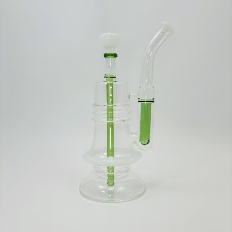 Waterpipe Bell With Inline and Ash Catcher Perc - 11.5 Inches - RH-246