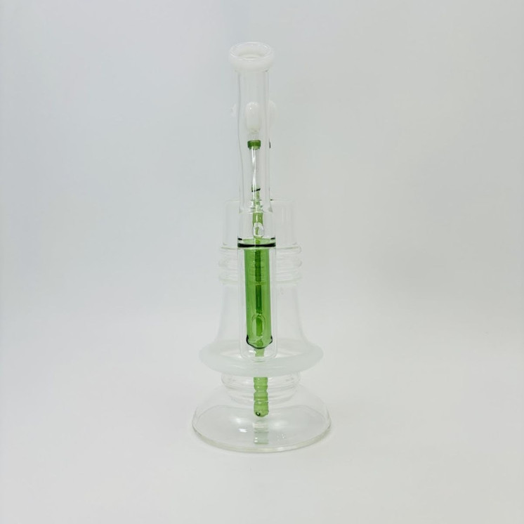 Waterpipe Bell With Inline and Ash Catcher Perc - 11.5 Inches - RH-246