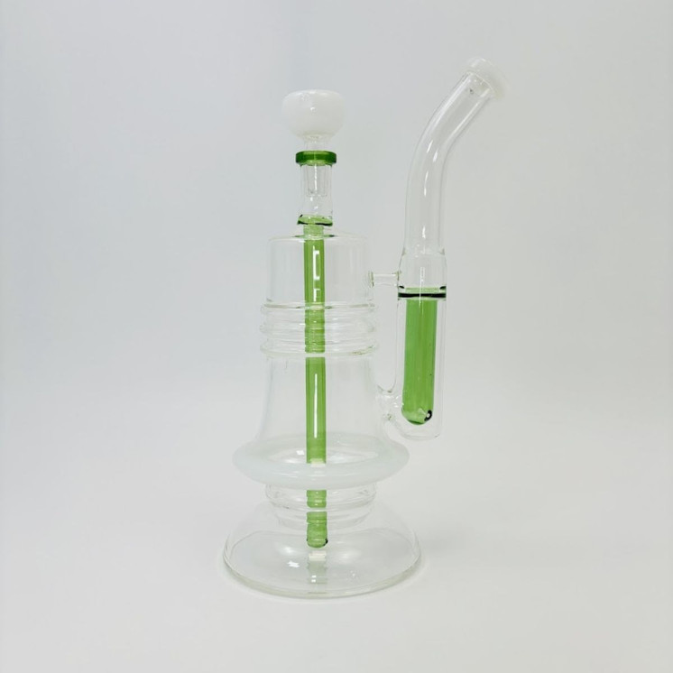Waterpipe Bell With Inline and Ash Catcher Perc - 11.5 Inches - RH-246