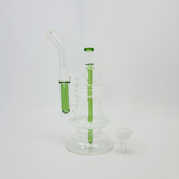 Waterpipe Bell With Inline and Ash Catcher Perc - 11.5 Inches - RH-246