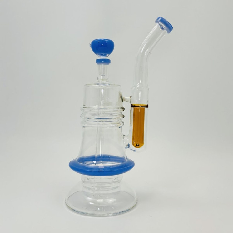 Waterpipe Bell With Inline and Ash Catcher Perc - 11.5 Inches - RH-246