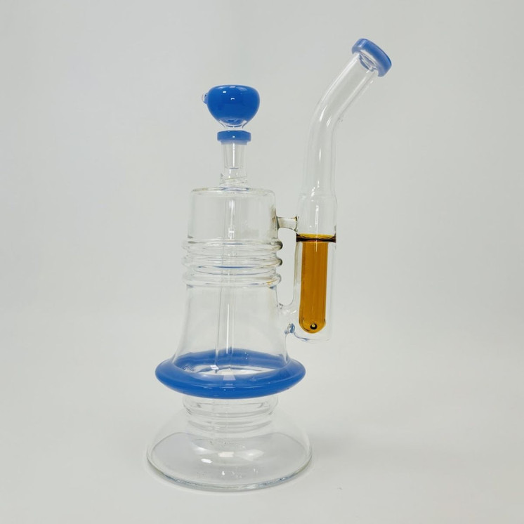 Waterpipe Bell With Inline and Ash Catcher Perc - 11.5 Inches - RH-246