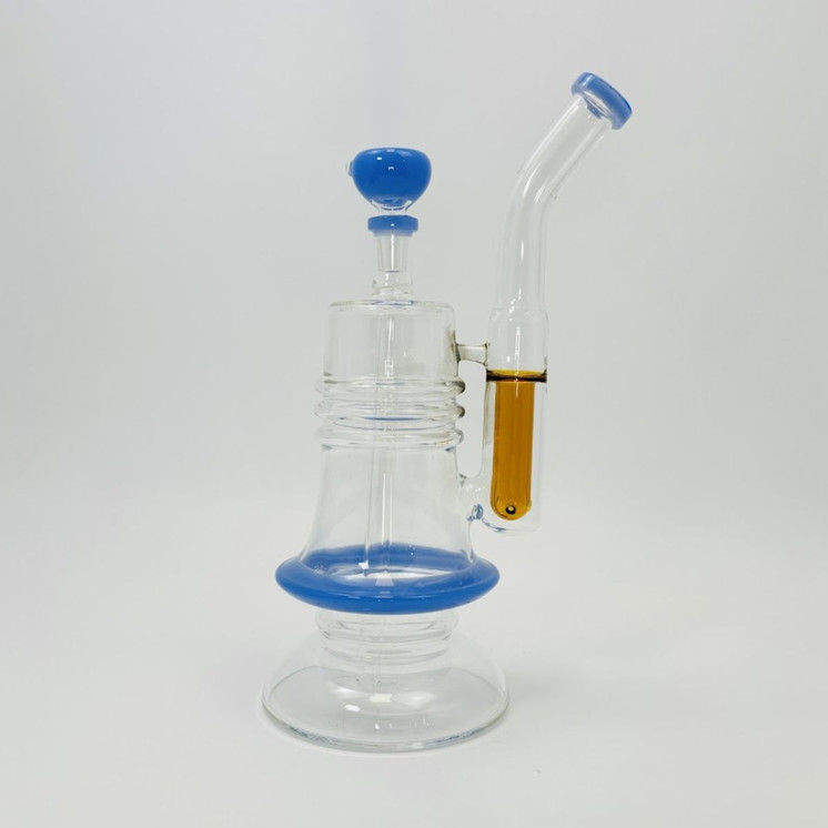 Waterpipe Bell With Inline and Ash Catcher Perc - 11.5 Inches - RH-246