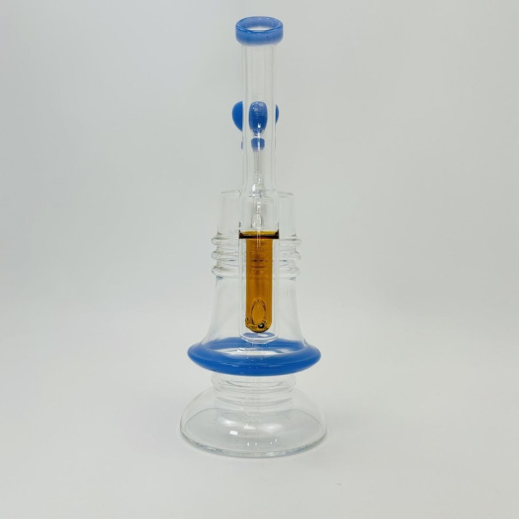 Waterpipe Bell With Inline and Ash Catcher Perc - 11.5 Inches - RH-246