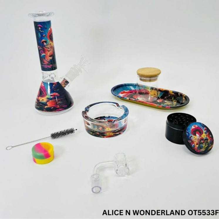 Smoking Kit Waterpipe - 8 Inches - 11 Pieces Per Pack