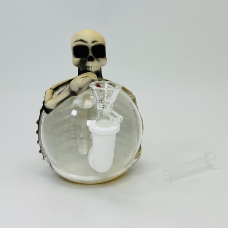 Waterpipe Resin Skeleton - 7.8 Inches - H388