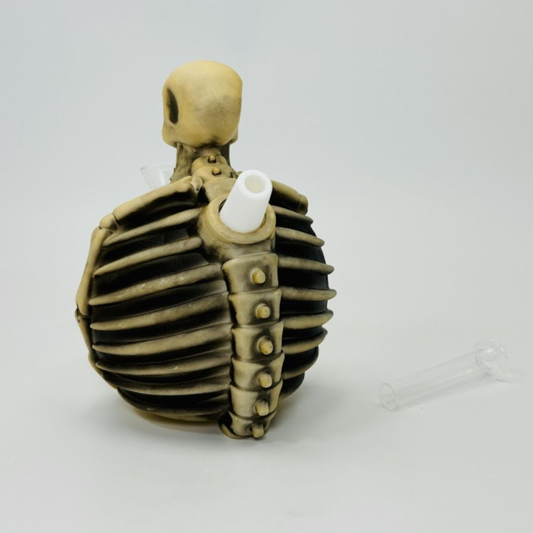 Waterpipe Resin Skeleton - 7.8 Inches - H388