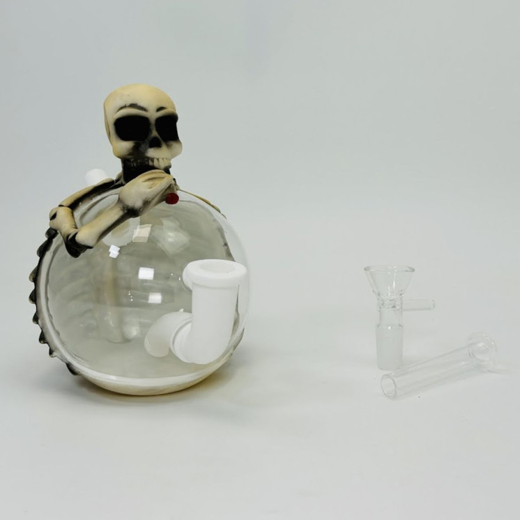 Waterpipe Resin Skeleton - 7.8 Inches - H388