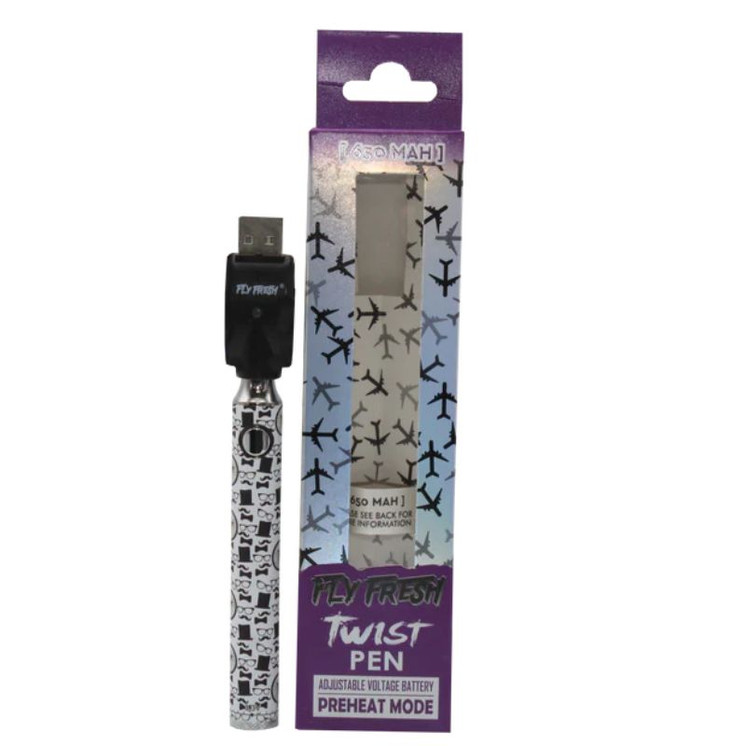 Fly Fresh - Twist Battery 650mah Retro or Hipster - Price Per Piece