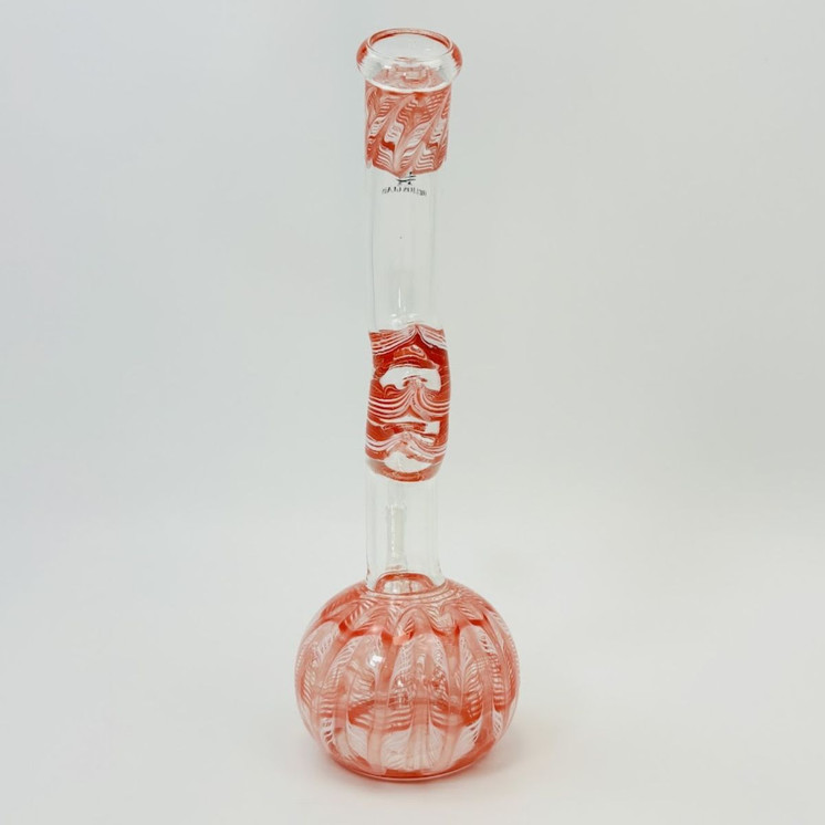 Helios Glass - Waterpipe Raked Glass - Switchback - Assorted Design - Price Per Piece - 12 Inches