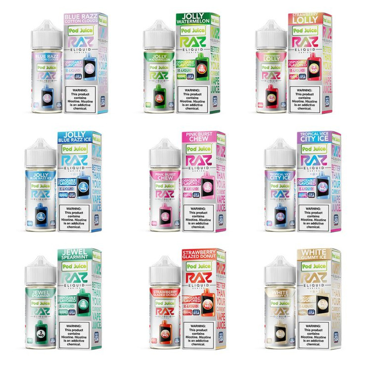 Pod Juice - Raz Eliquid - 100ml