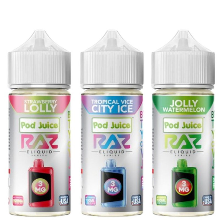 Pod Juice - Raz Eliquid - 100ml