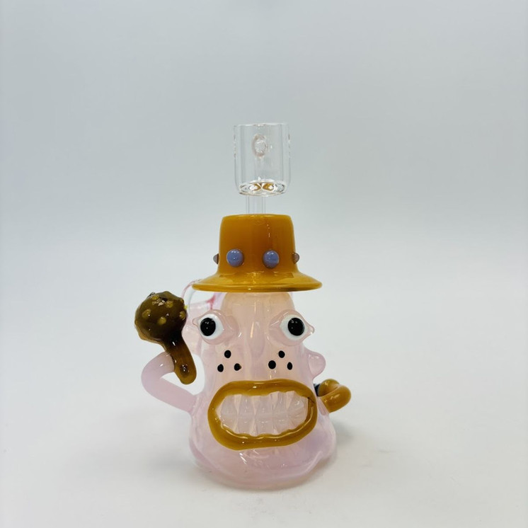 Silo Glass - Snail King Waterpipe - 6 Inches (SILO-123)