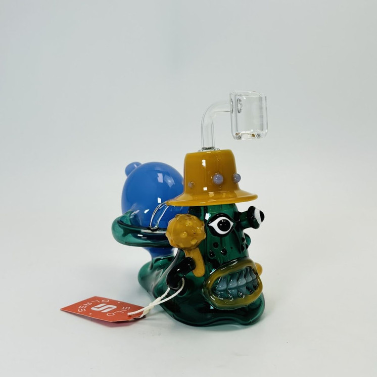 Silo Glass - Snail King Waterpipe - 6 Inches (SILO-123)