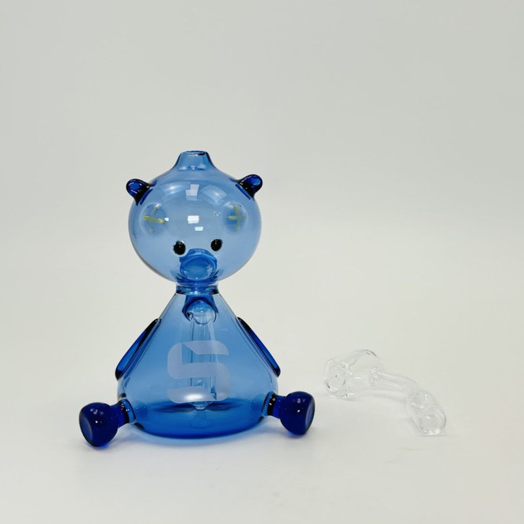 Silo Glass - Bear-Alien Waterpipe - 4 Inches - SILO-125