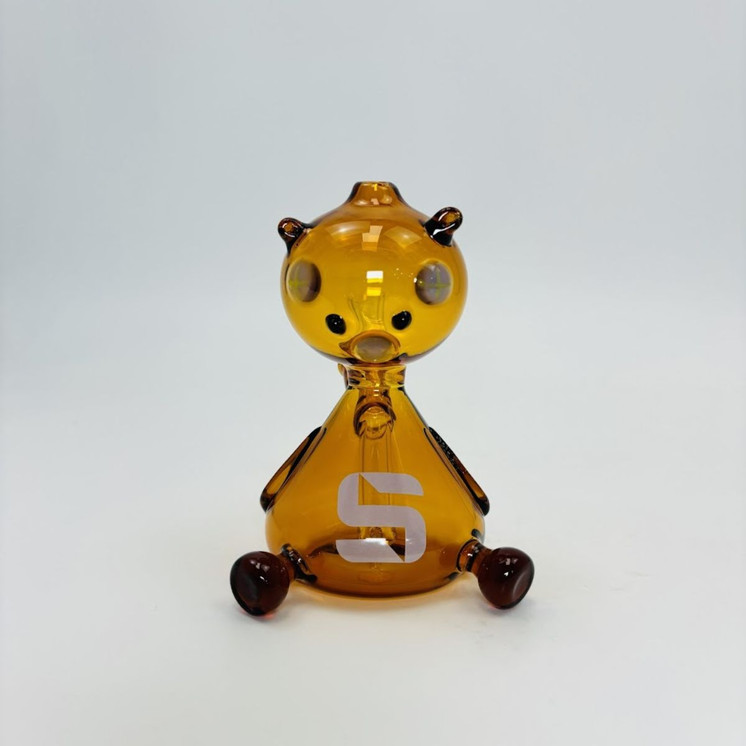 Silo Glass - Bear-Alien Waterpipe - 4 Inches - SILO-125