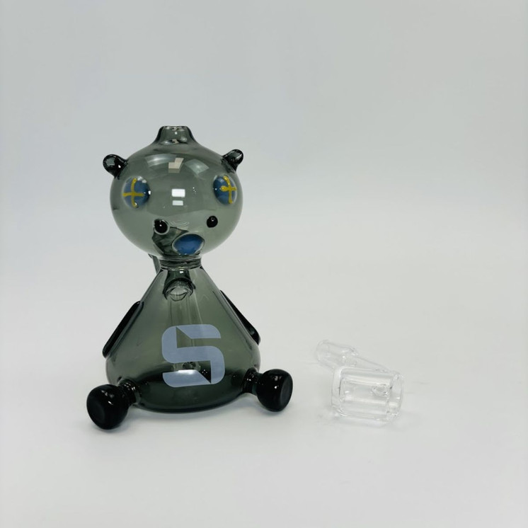 Silo Glass - Bear-Alien Waterpipe - 4 Inches - SILO-125