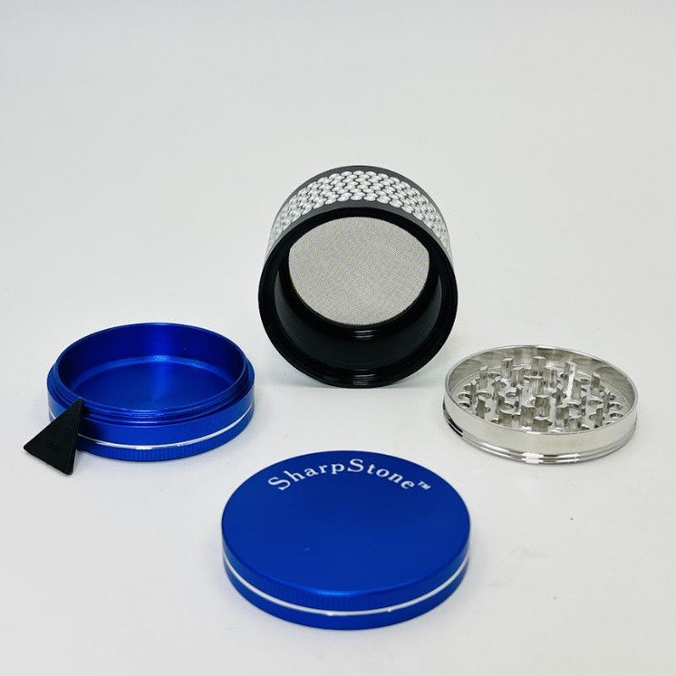 Sharpstone - Fancy Grinder - 63mm - 4 Parts - Assorted Colors H2 - SD-102