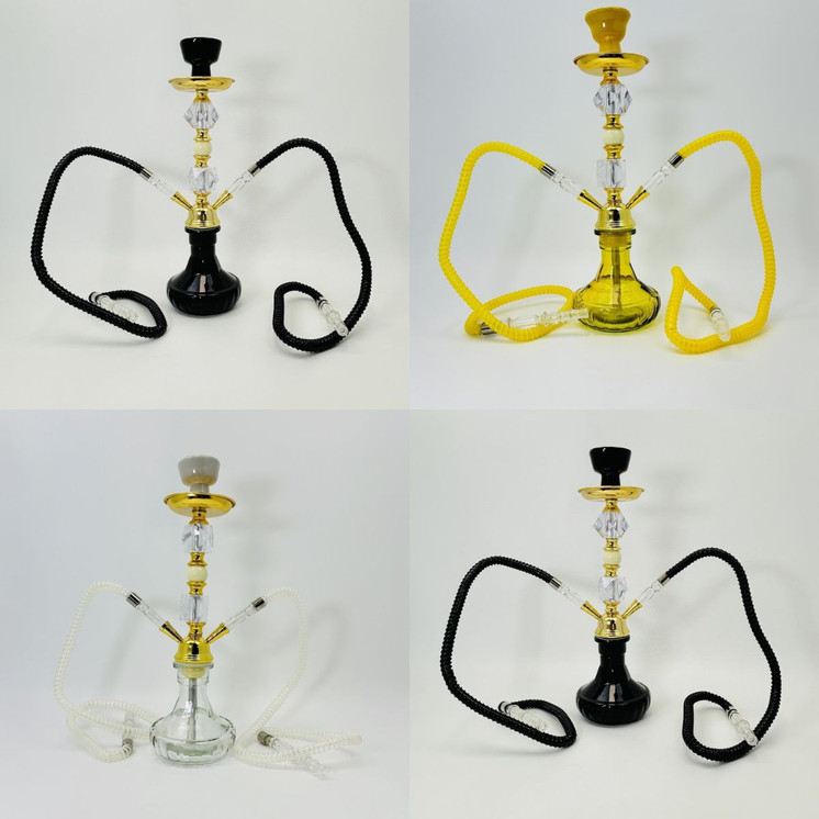 Aadhi - Gold Hookah Kit - 16 Inches - 2 Hose - HIN05