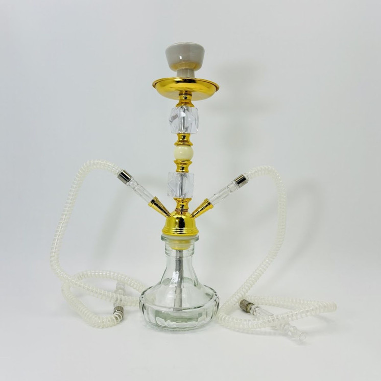 Aadhi - Gold Hookah Kit - 16 Inches - 2 Hose - HIN05