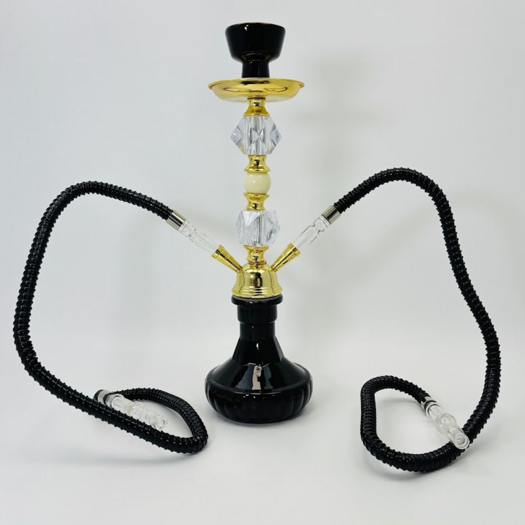 Aadhi - Gold Hookah Kit - 16 Inches - 2 Hose - HIN05