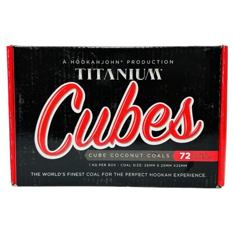 Titanium - Hookah Coals Cubes - 72 Counts Per Box