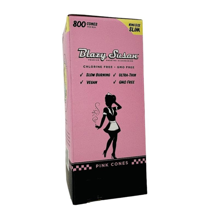 Blazy Susan - King Size Slim Cones - 800 Per Box