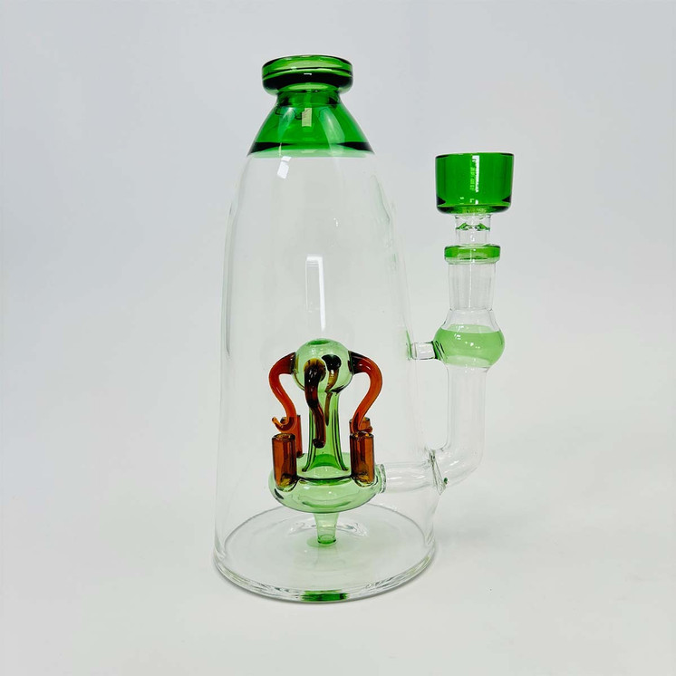 Waterpipe With Fancy Perc - 7 Inch - Rh-284 - WPAG306