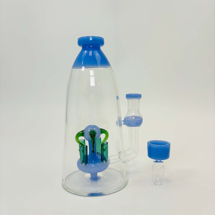 Waterpipe With Fancy Perc - 7 Inch - Rh-284 - WPAG306