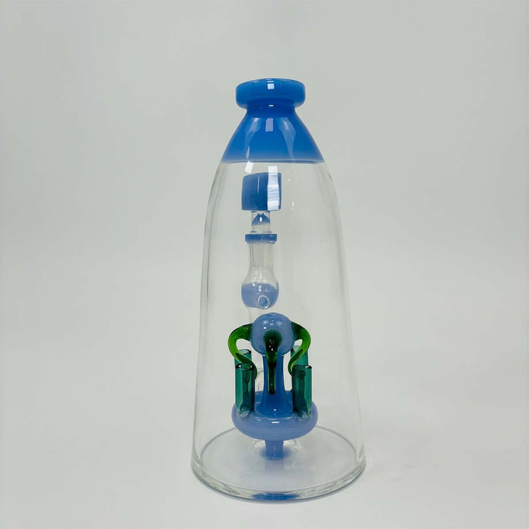 Waterpipe With Fancy Perc - 7 Inch - Rh-284 - WPAG306