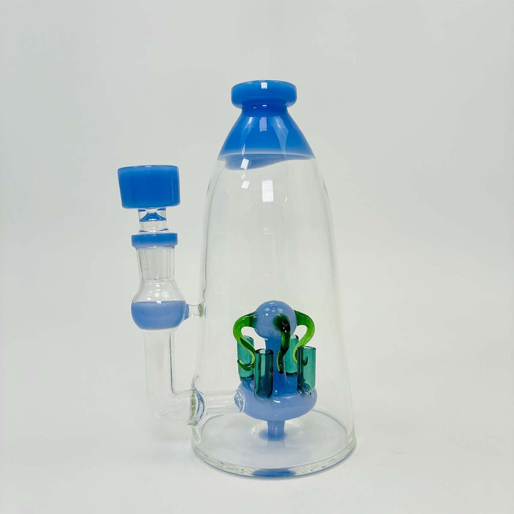 Waterpipe With Fancy Perc - 7 Inch - Rh-284 - WPAG306