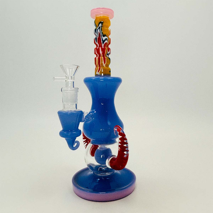 Waterpipe With Double Horns - 11 Inch - Wp-3138 - WPSC3138