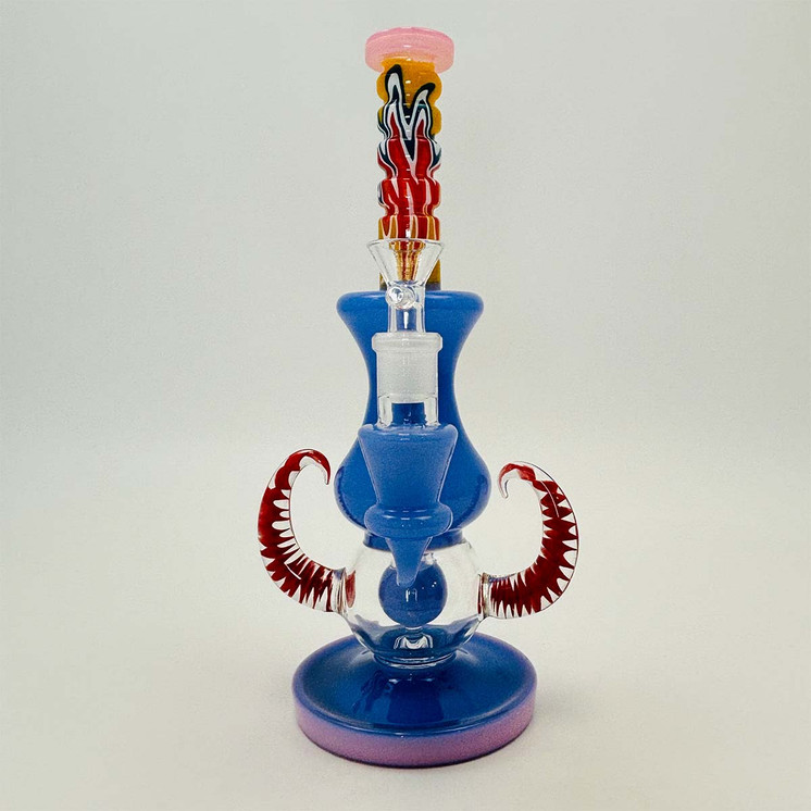 Waterpipe With Double Horns - 11 Inch - Wp-3138 - WPSC3138