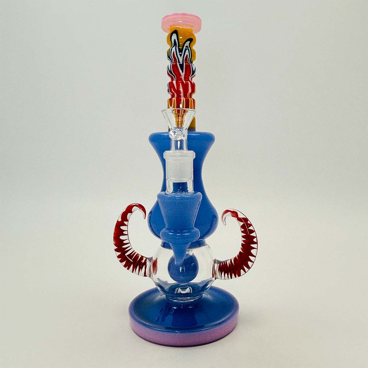 Waterpipe With Double Horns - 11 Inch - Wp-3138 - WPSC3138