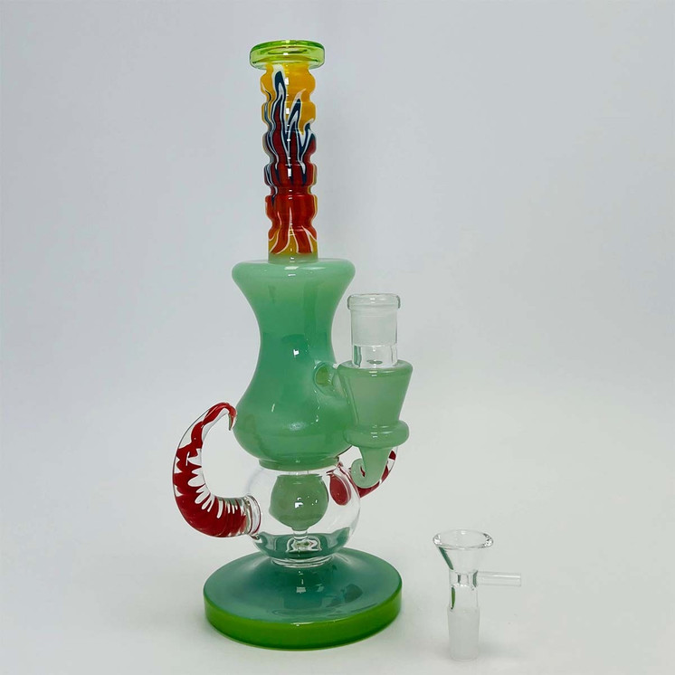 Waterpipe With Double Horns - 11 Inch - Wp-3138 - WPSC3138