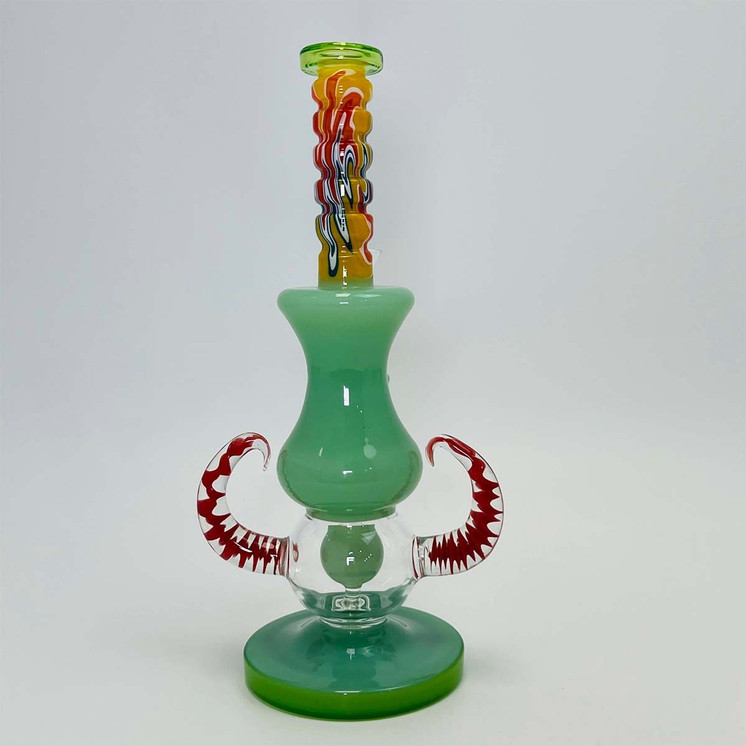 Waterpipe With Double Horns - 11 Inch - Wp-3138 - WPSC3138