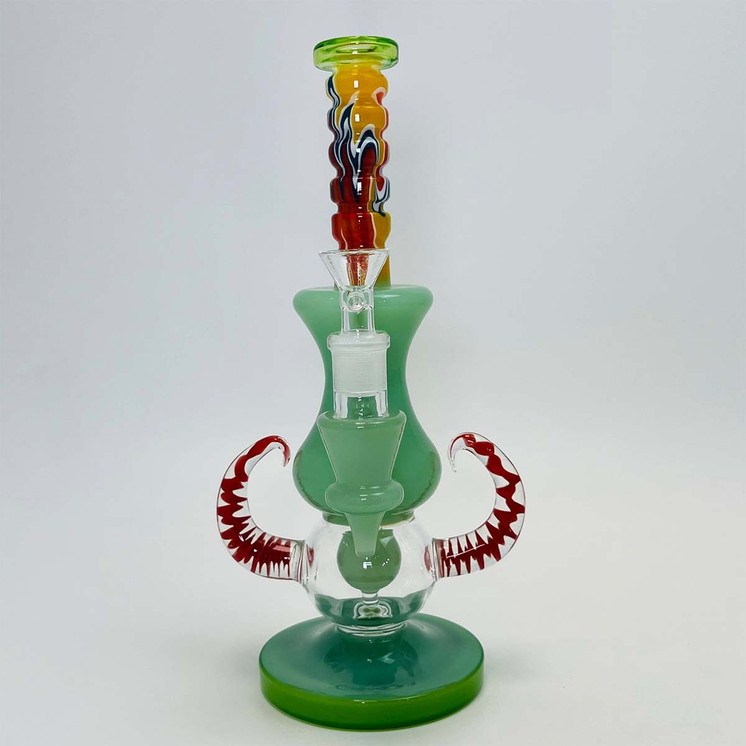 Waterpipe With Double Horns - 11 Inch - Wp-3138 - WPSC3138