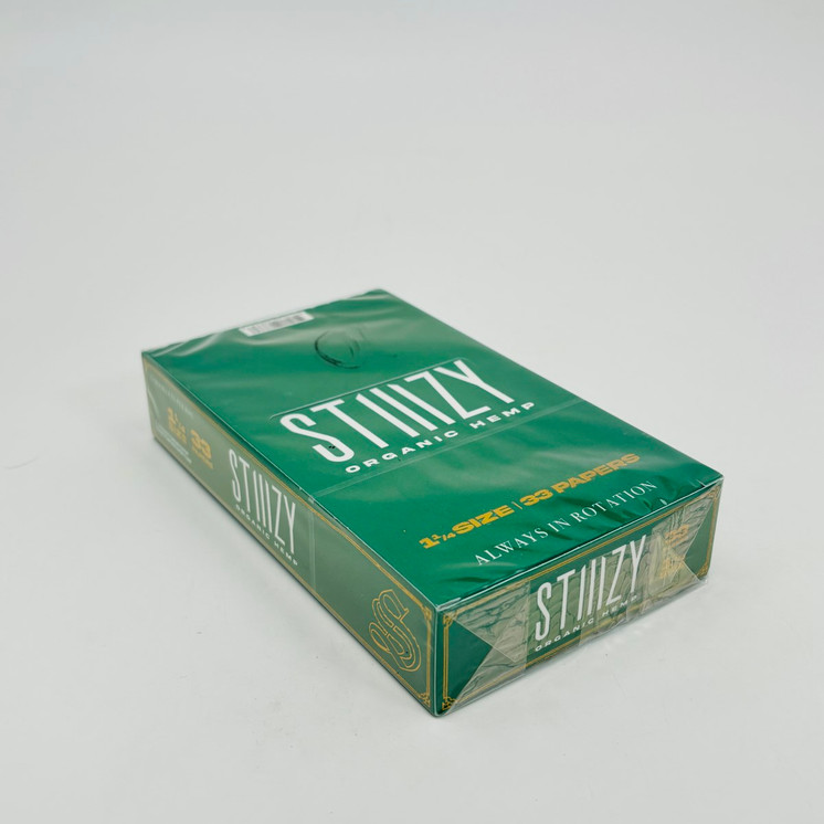 Stiiizy 1.25 Size Premium Rolling Papers - 33 Papers Per Pack - 25 Packs Per Box